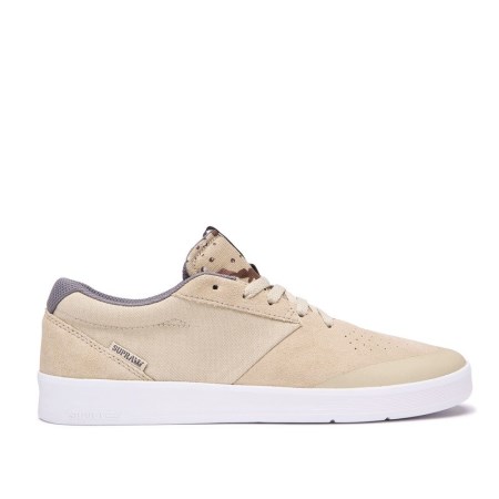 Supra Shifter Mens Low Tops Shoes Beige UK 43DIQ